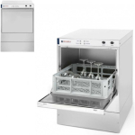 Hendi Glass dishwasher with dispenser and pump, basket, 40x40cm, 230V