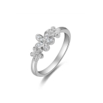 Beneto Charming silver ring with zircons AGG465