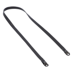 ARTISANARTIST Artisan & Artist I ACAM-288 I Leather Strap with Longer Length (w/Ring-type/Eyelets) Black