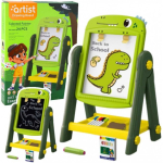 Lean Lean Toys Double-Sided Magnetic Dry Erase Board Dinosaur Green Accessories