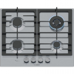 Bosch Serie 6 PCH6A5I90 pliidiraud Roostevaba teras Sisseehitatud 60 cm Gaas 4 tsoon(id)