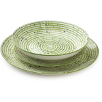 Lumarko Affek Design STRIPES Roheline l&otilde;unas&ouml;&ouml;gi komplekt 18 osa. 27/19/20 cm kausid, 550 ml