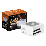 GIGABYTE UD1000GM PG5 V2 ICE toiteallika komponent 1000 W 20+4 pin ATX ATX Valge