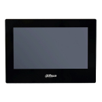 7- 7- inch Color 2-Wire IP & Wi-Fi Indoor Monitor VTH2123GB-W-S2 Black