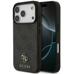 Guess 4G Small Classic Logo MagSafe kate iPhone 18 Pro / 17 Pro, musta