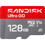SanDisk 128 Gt Ultra GO UHS-I U1 V10 microSDXC m&auml;lukaart