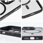 Oem FULL MATTE MAG COVER kest, mis on &uuml;hilduv MagSafe-iga Xiaomi Redmi Note 14 4G musta v&auml;rviga