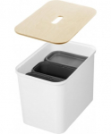 SmartStore SmartStore Collect sorting set with plywood cover, 76 L, white
