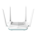 D-Link R15 juhtmevaba ruuter Gigabit Ethernet Kaks sagedusala (2,4 GHz / 5 GHz) Valge