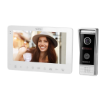 Orno Video intercom, handset, color, LCD 7", OSD menu, WI-FI + APP for phone, gate control, white, VIFAR