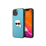 Karl Karl Lagerfeld KLHCP13SPKMB iPhone 13 mini 5.4" blue/blue hard case Oda Ikonik Karl&39s Head Metal