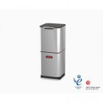 Joseph Joseph Joseph Waste Bin Totem 40 L Stainless Steel