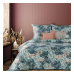 Eurofirany TERRA COLLECTION AVINION1 Mako satin cotton bedding set with floral pattern, 140 X 200 cm, 1 pc. 70 X 90 cm Bedding