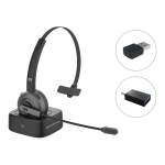 Conceptronic POLONA03BDA k&otilde;rvaklapid ja peakomplekt Juhtmevaba Peav&otilde;ru Kontor/k&otilde;nekeskus Bluetooth Laadimisalus Must