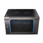 Extralink EX.7232 p&uuml;stik 6U Seinale monteeritav riiul Must
