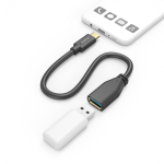 Hama 00201605 USB-kaabel USB 3.2 Gen 1 (3.1 Gen 1) 0,15 m USB C USB A Must