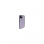 iLike Apple iPhone 14 Silicone plastic case Eco Print Design Flower Purple