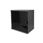Digitus DN-19 12-U-S-SW p&uuml;stik 12U Seinale monteeritav riiul Must