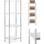 Royal Royal Catering Metal catering warehouse shelf up to 200 kg 60 x 40 x 180 cm