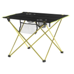 Atom Camping table green legs 56x40x41 cm
