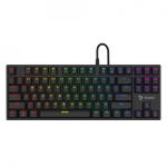 Savio SAVGK-TEMPEST X2 BROWN klaviatuur Universaalne USB QWERTY Must