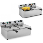 Royal Royal Catering Grill nastawna gastronomiczna electric TIMER 230 V 2 x 3200W 2 x 10 L