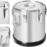 Royal Royal Catering Gastronomic thermos for food transport, 22 l, stainless steel