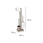 RIVALTA RIVALTA toilet paper and toilet brush holder, 3in1, WENKO