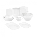MARIAPAULA MODERNA KWADRATOWA WHITE Set OBIADOWY 6/24