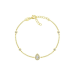 Brilio Brilio Silver Brilio Silver Charming silver bracelet with zircons BRC125Y