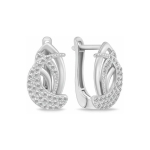 Brilio Brilio Silver Brilio Silver Gorgeous silver earrings with zircons EA137W