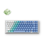 MCHOSE G75 belaidė magnetinė klaviatuur | US | Matcha Latte Switch V2 | 2.4GHz, BT | Arktine Lumi
