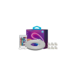 Vention Silikoon Neon LED lint kaugjuhtimispuldiga ja DC 12V toiteallikaga, 5m