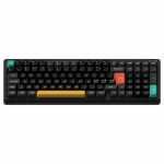 NuPhy Halo96 V2 mehaaniline klaviatuur, Obsidian Black, Lemon-l&uuml;litid