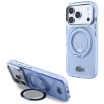 Lacoste IML l&auml;ikiv viimistlus r&otilde;ngastuki ja MagSafe'iga dekliga iPhone 18 Pro Max / 17 Pro Max / sinine