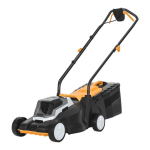 | | Juhtmevaba muru niiduk, 32 cm, ilma aku ja laadijata - 18V | Niiduala 200 m&sup2;