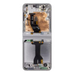 LCD-ekraan LCD-ekraan + puutetundlik &uuml;ksus + esikatet Samsung F741 Galaxy Z Flip 6 5G Silver (teenuste pakk)