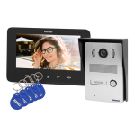 Orno Handsfree Video Intercom Kit, Color, LCD 7 Inch, with Proximity Key Fob Reader, Intercom, Surface Mount, INDI N