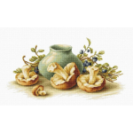 luca luca S Still life with mushrooms SB2247