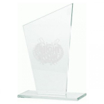 Tryumf Engraved glass trophy