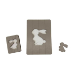 Yuliya Yuliya Ausianikava ind. activity pg. certificate no. 1201908 Wooden box. Scissor case "Rabbit" KF057/14