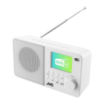 JVC DAB raadio RA-E611W-DAB valge