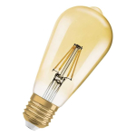 Osram 6.5W LED bulb VINTAGE 1906, E27, golden sp., 2400K, dimmable