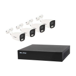 PoE PoE BLOW surveillance kit 4x5MP 1TB BL-KI5B4/PoE/1TB 4x 5MP bullet cameras 1TB HDD