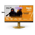 AOC AGON PRO CS24A PC lamekuvar 61,2 cm (24.1") 1920 x 1080 pikslit Full HD LED Must