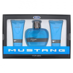 Set Set Ford: Mustang Blue, Eau De Toilette, For Men, 100 ml + Musta