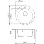 Compotexa Akmensmass plastuv HELIKA Clarus SR100W, Silicsana v&auml;rv: Valge | Alba 710