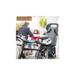 Bobike Maxi GO RS 1P - raamile kinnitatav jalgrattatool, millel on reguleeritav seljatugi | kommi roosa
