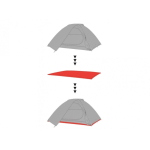 Hannah Hannah Outdoor Groundsheet 2 kaitsevaip, 155 x 225 cm, hall