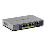 NETGEAR GS105EP Mittejuhitav Gigabit Ethernet (10/100/1000) Power over Ethernet tugi Hall